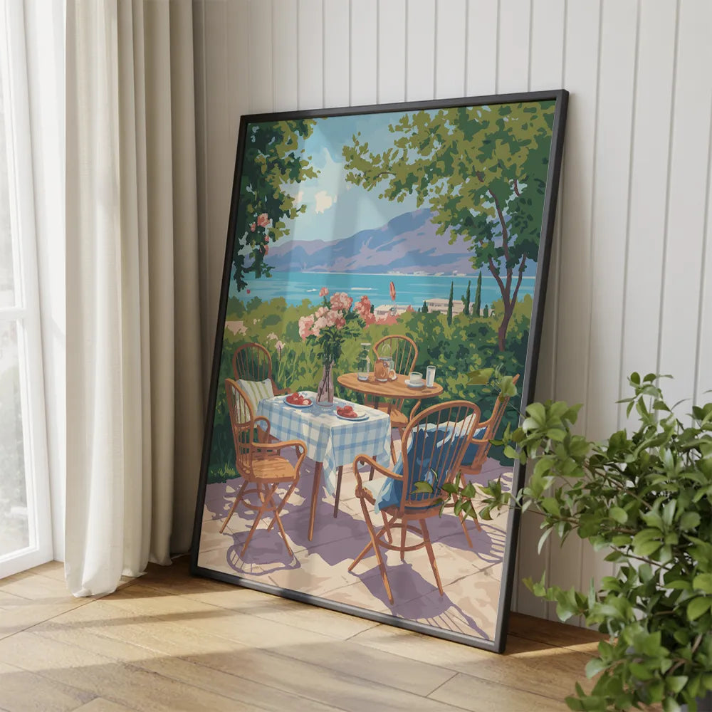 Måla efter siffror - Alfresco eftermiddag