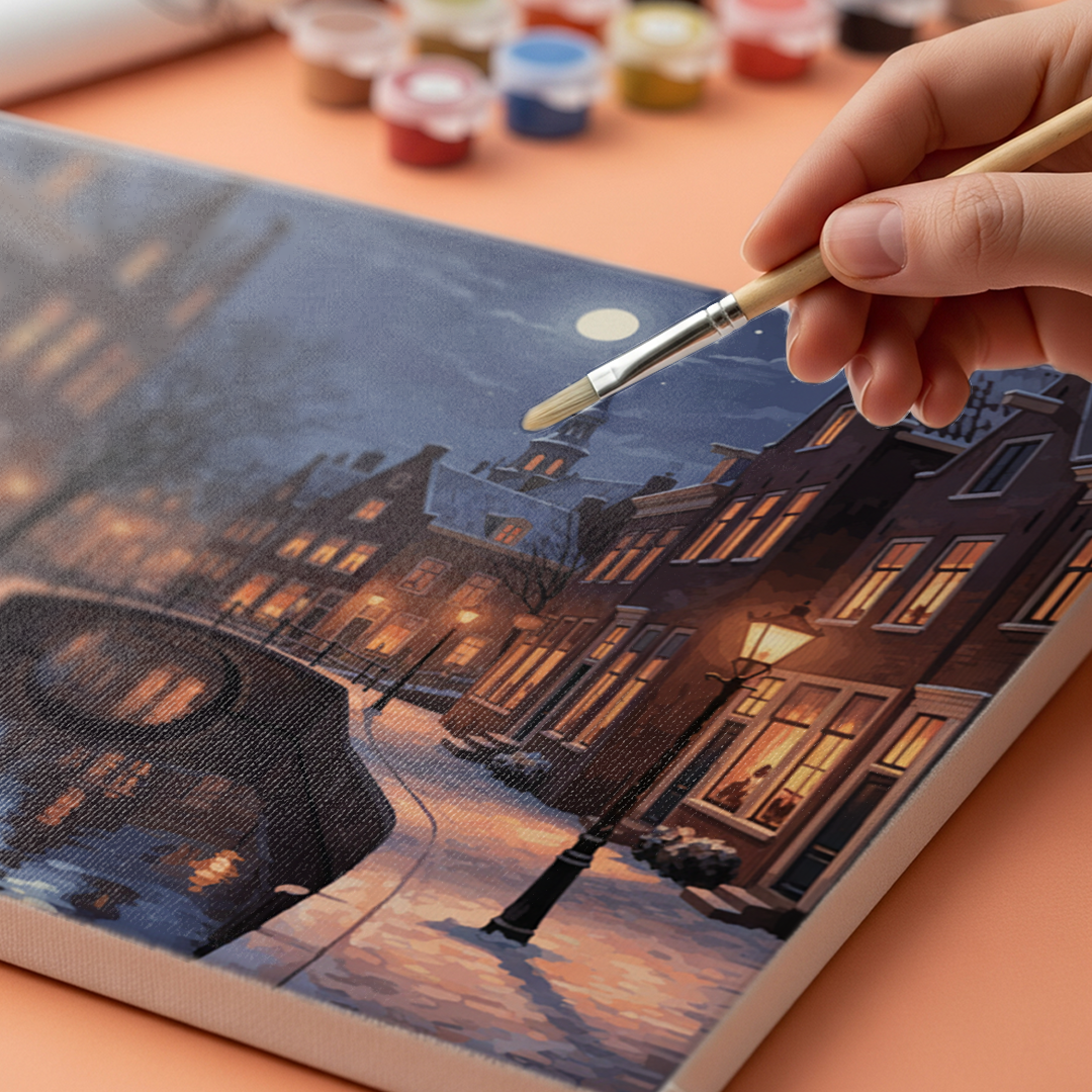 Måla efter siffror - Alfresco eftermiddag