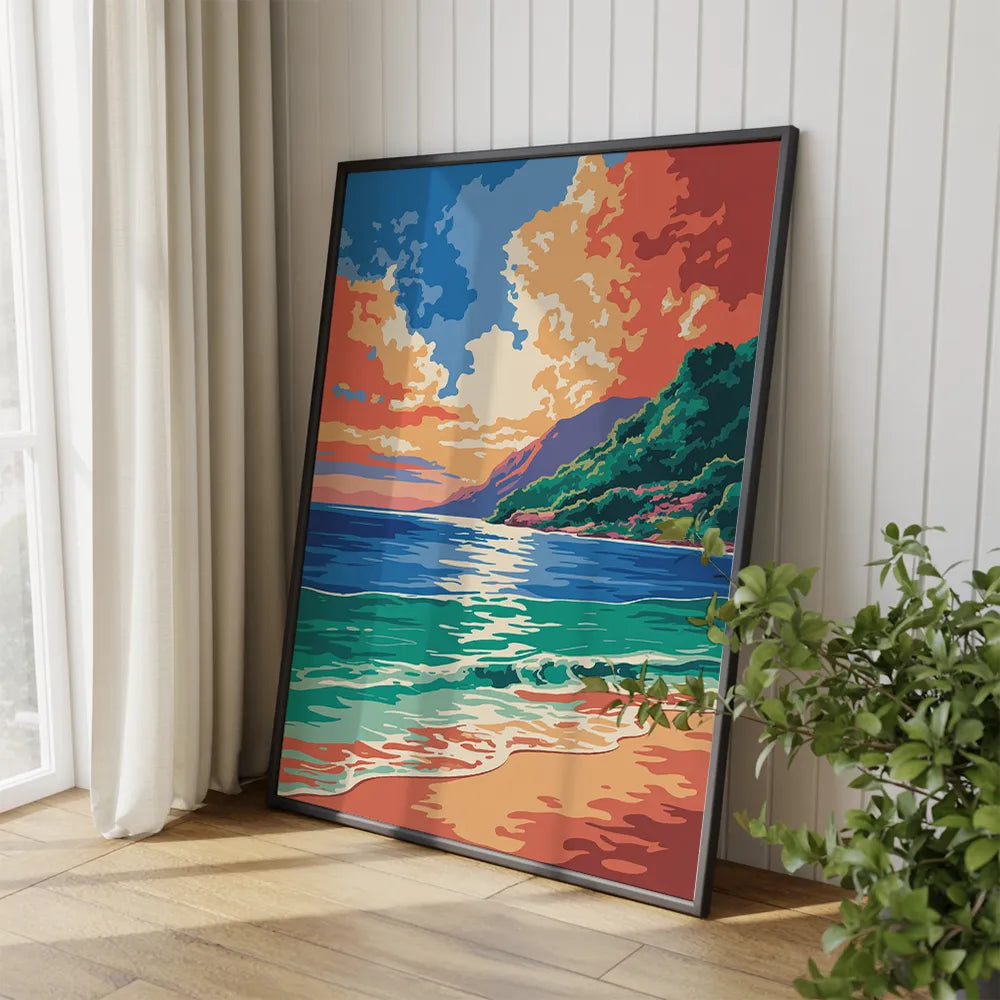 Måla efter siffror - Azure Heatwave