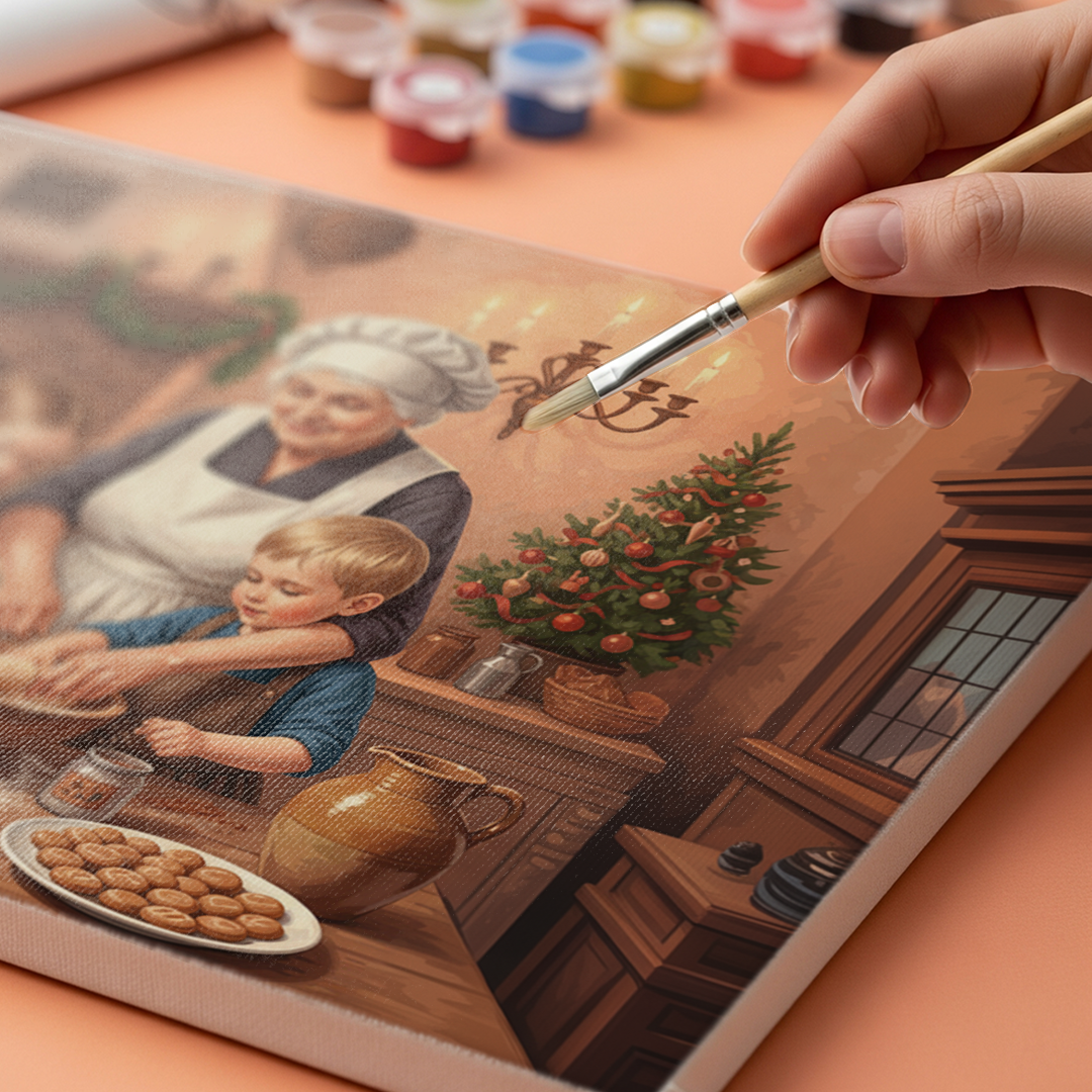 Måla efter siffror - Alfresco eftermiddag