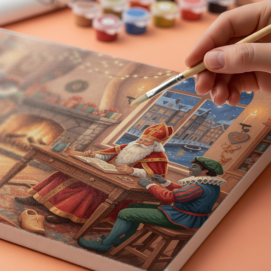 Måla efter siffror - Alfresco eftermiddag