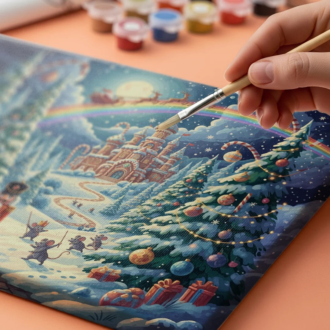 Måla efter siffror - Alfresco eftermiddag