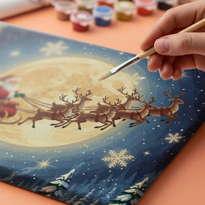 Måla efter siffror - Alfresco eftermiddag