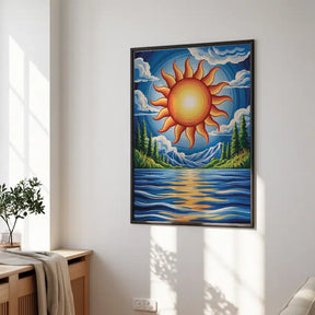 Måla efter siffror - Solen skrev dikter