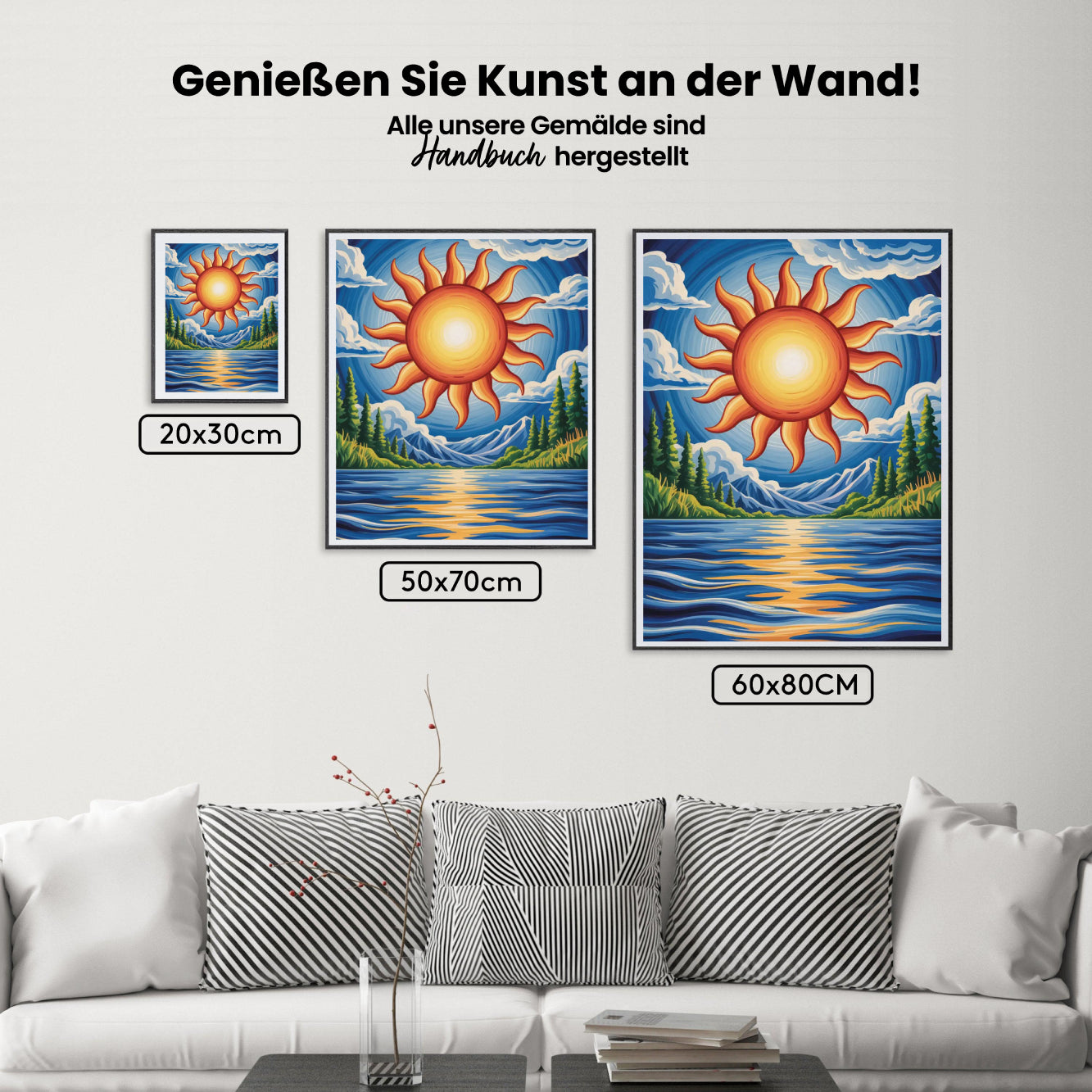 Måla efter siffror - Solen skrev dikter