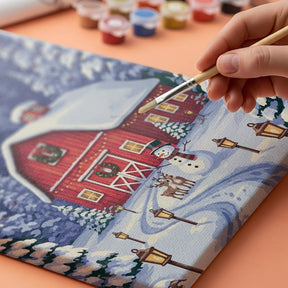 Måla efter siffror - Alfresco eftermiddag