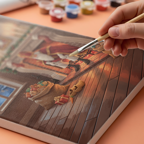 Måla efter siffror - Alfresco eftermiddag