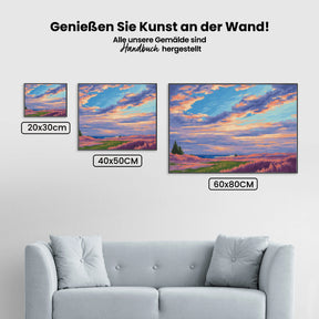 Måla efter siffror - En himmel full av ekon