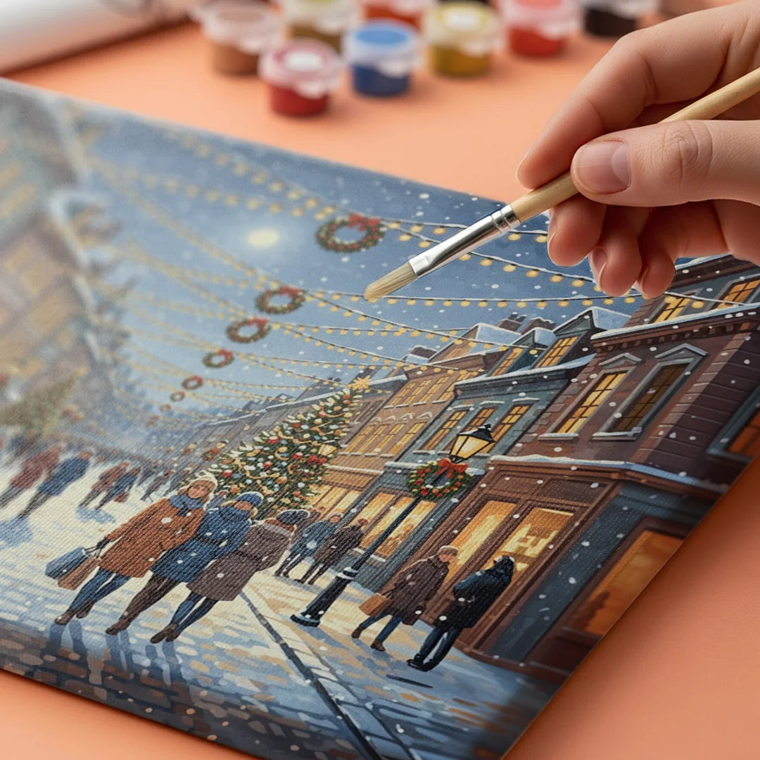 Måla efter siffror - Alfresco eftermiddag