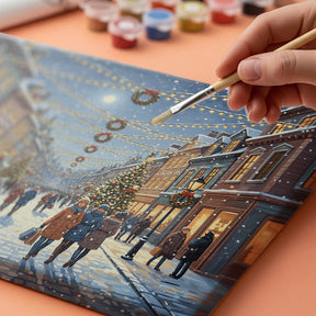 Måla efter siffror - Alfresco eftermiddag