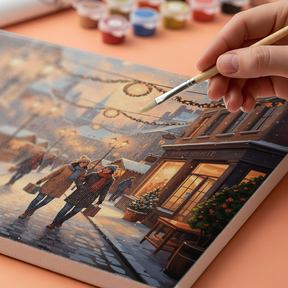 Måla efter siffror - Alfresco eftermiddag