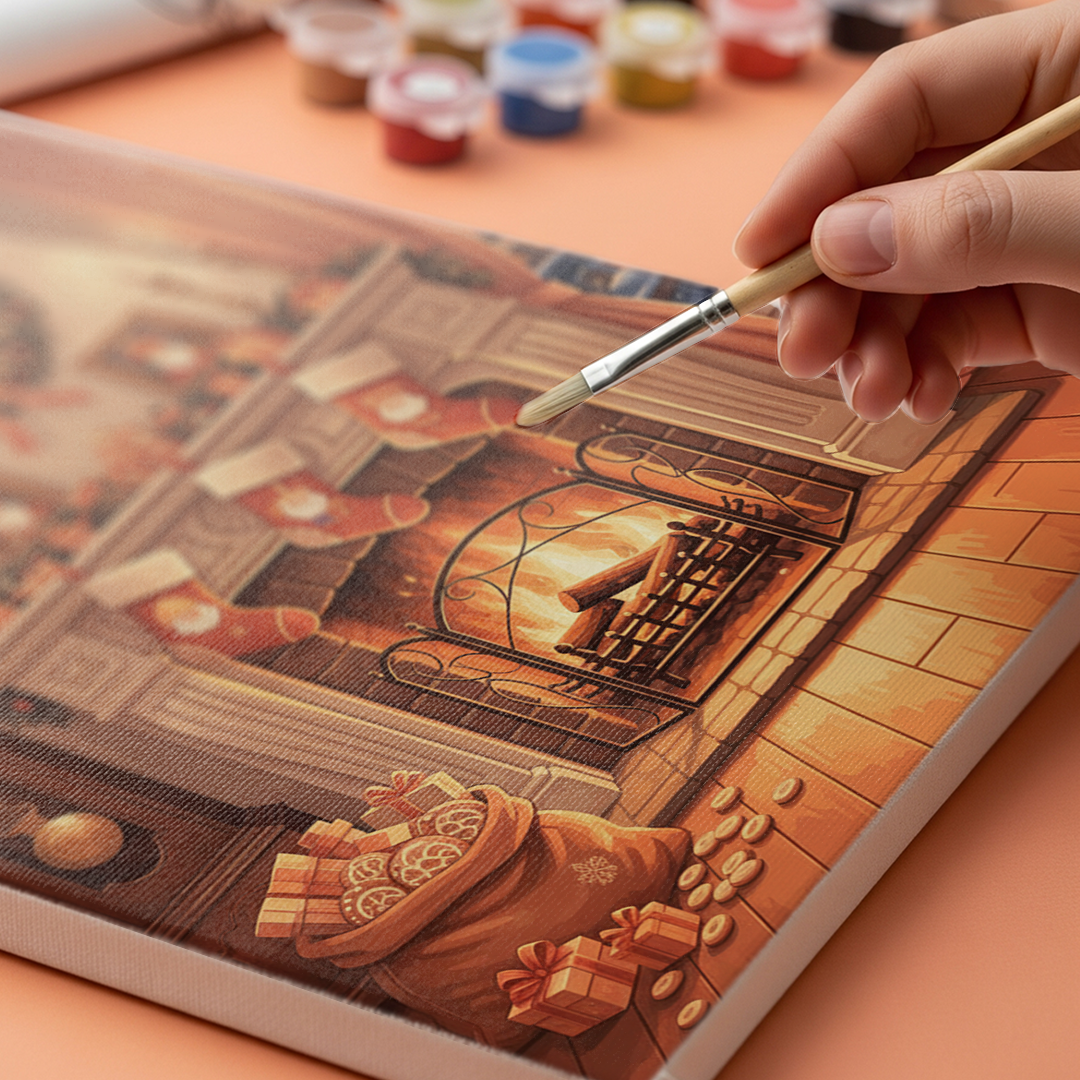 Måla efter siffror - Alfresco eftermiddag