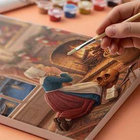 Måla efter siffror - Alfresco eftermiddag