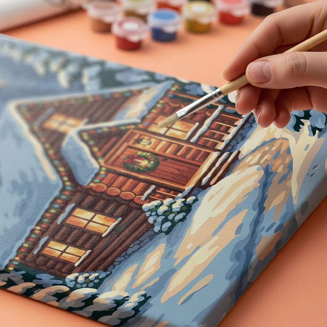 Måla efter siffror - Alfresco eftermiddag