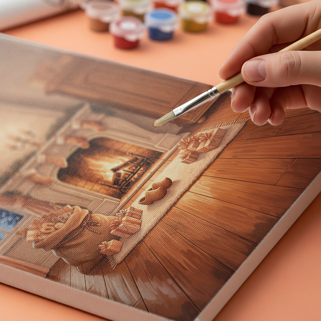 Måla efter siffror - Alfresco eftermiddag