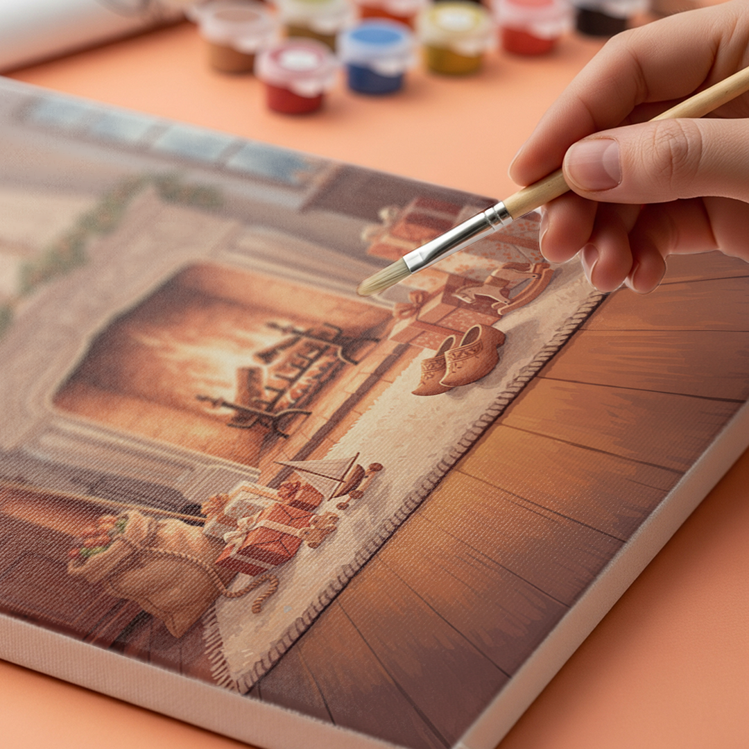 Måla efter siffror - Alfresco eftermiddag