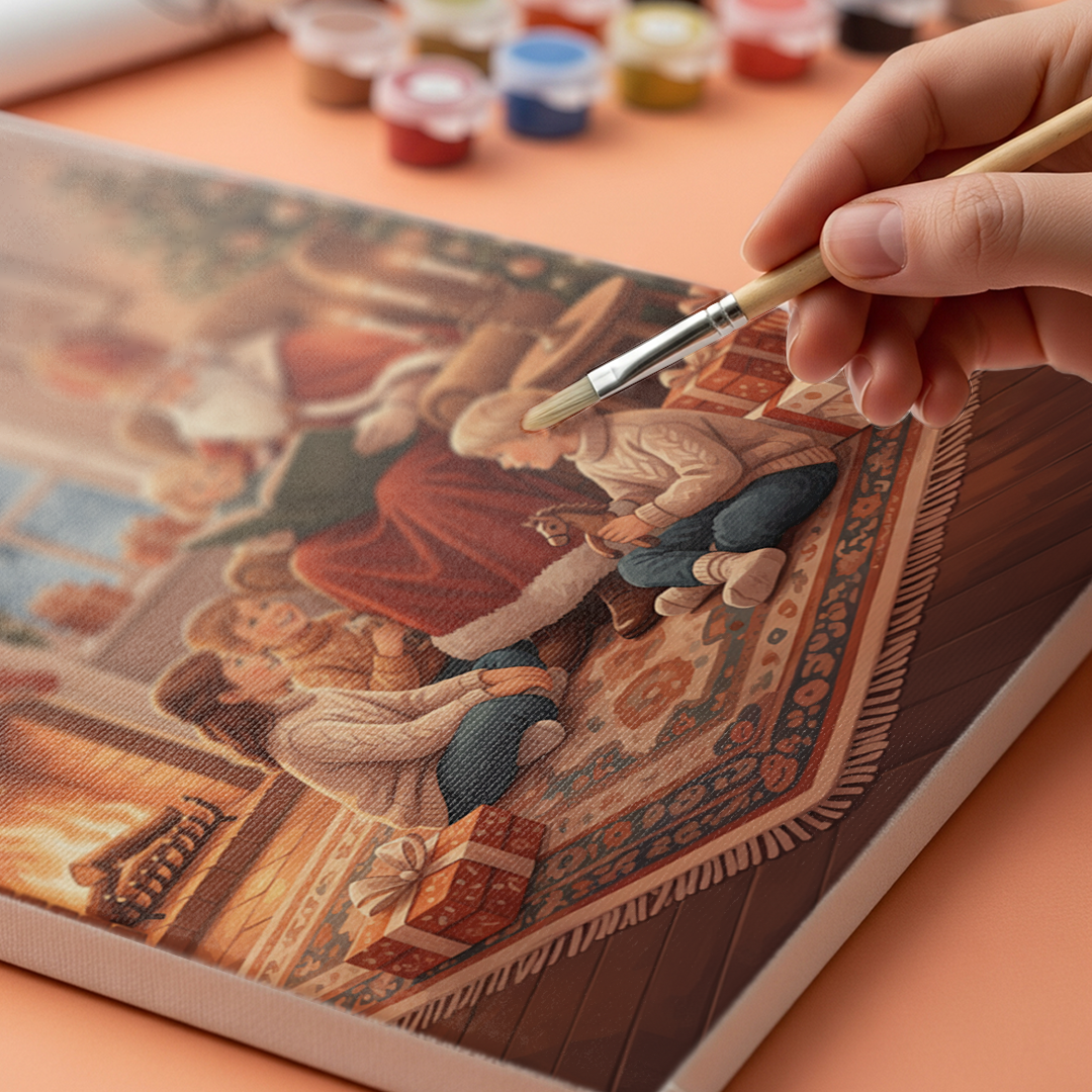 Måla efter siffror - Alfresco eftermiddag