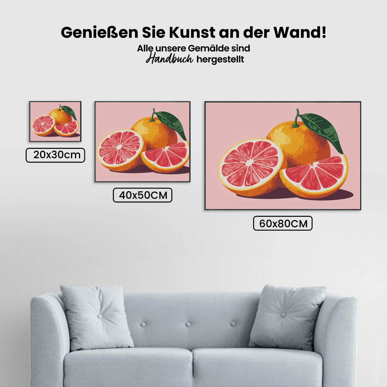 Måla efter siffror - Grapefruktdagdröm
