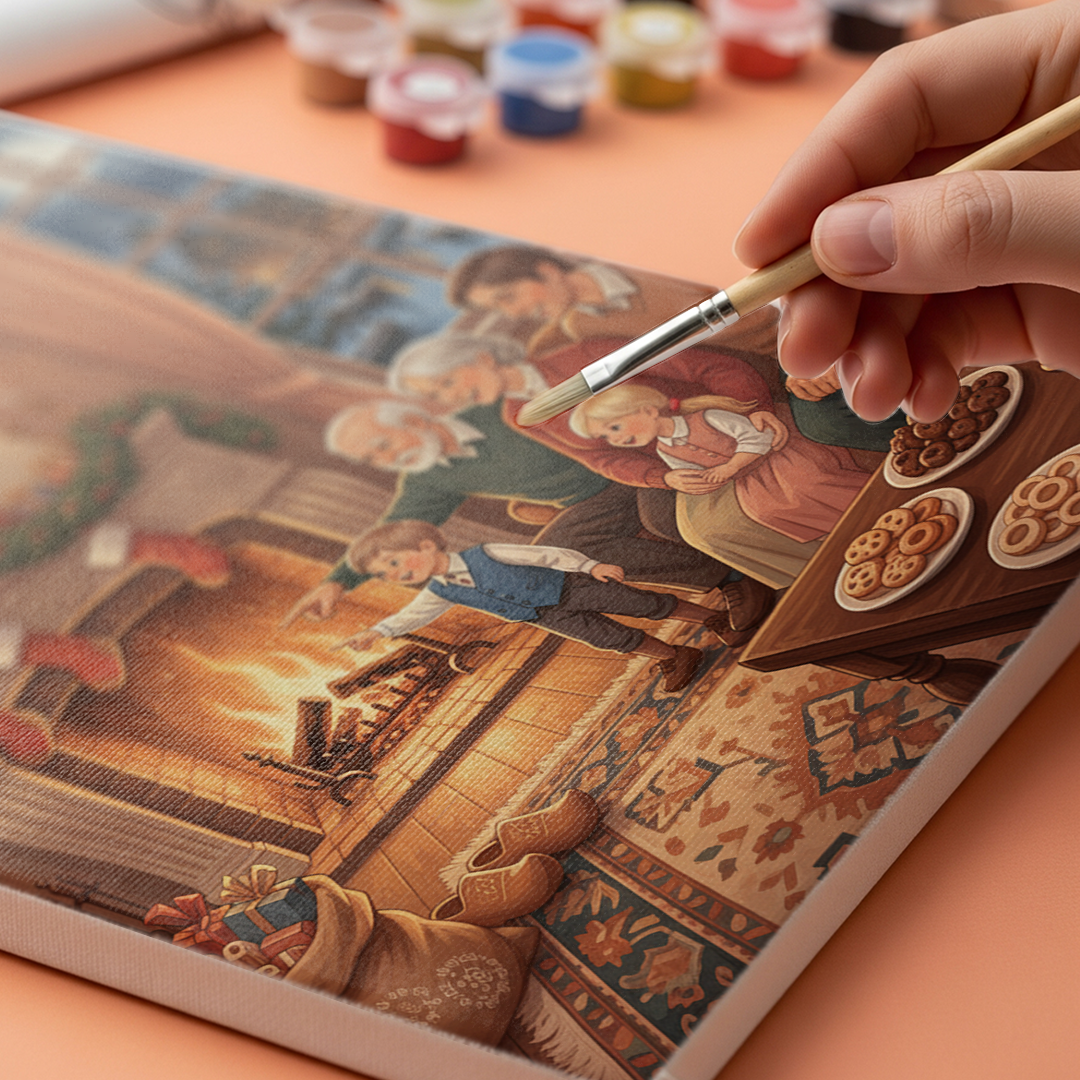 Måla efter siffror - Alfresco eftermiddag