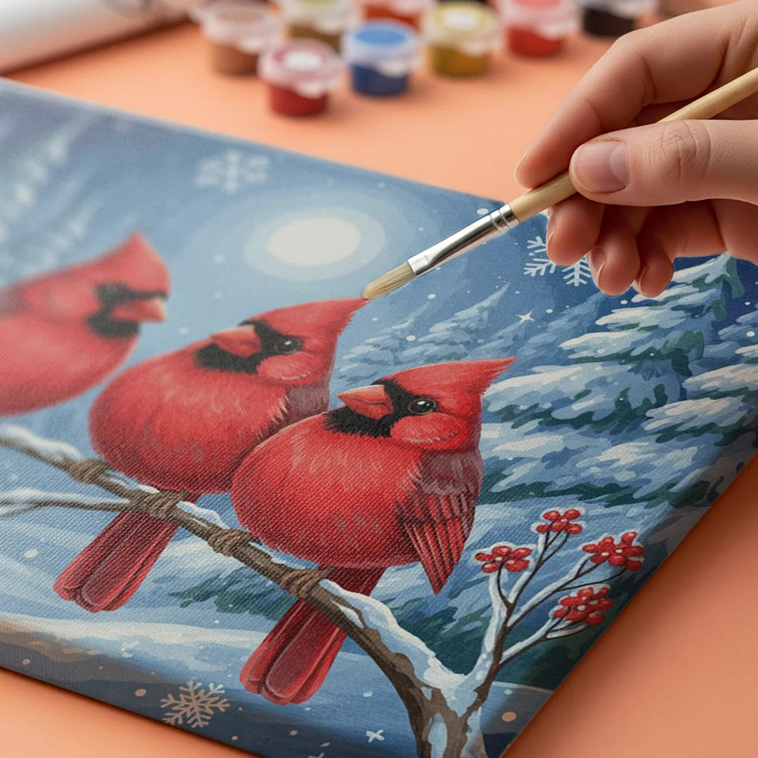 Måla efter siffror - Alfresco eftermiddag