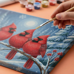 Måla efter siffror - Alfresco eftermiddag