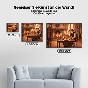 Måla efter siffror - Alfresco eftermiddag