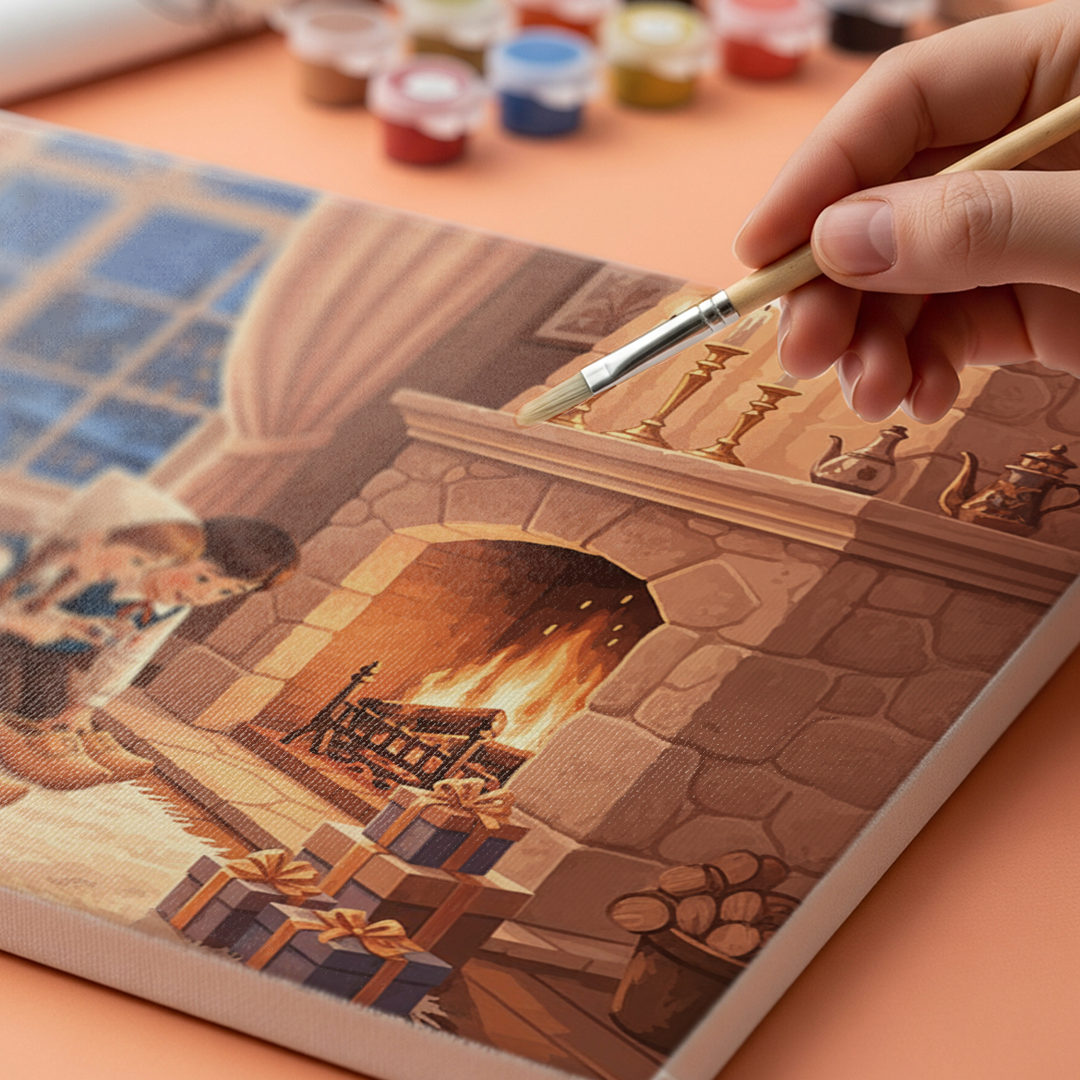 Måla efter siffror - Alfresco eftermiddag