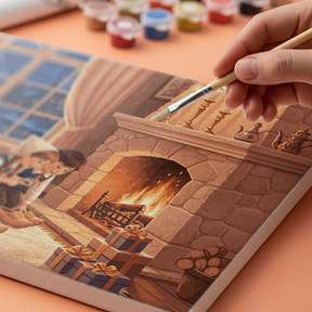 Måla efter siffror - Alfresco eftermiddag