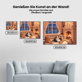 Måla efter siffror - Alfresco eftermiddag