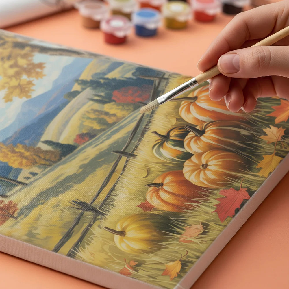 Måla efter siffror - Alfresco eftermiddag