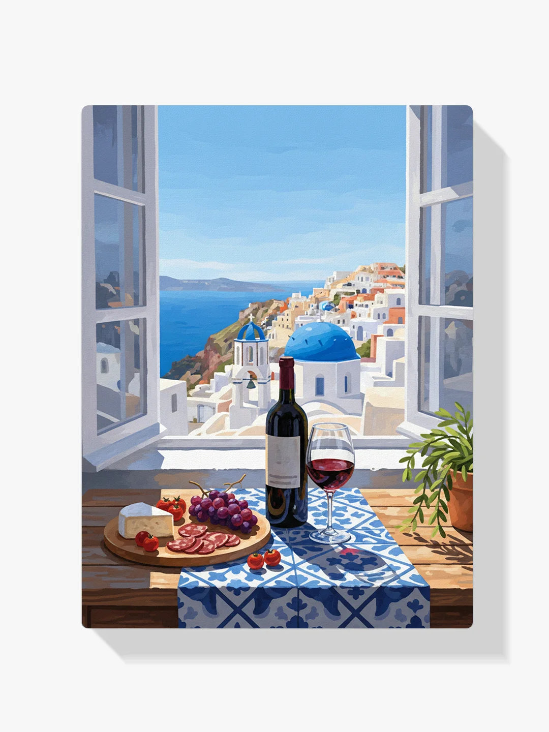 Måla efter siffror - Alfresco eftermiddag