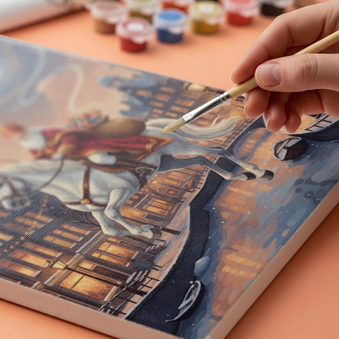 Måla efter siffror - Alfresco eftermiddag