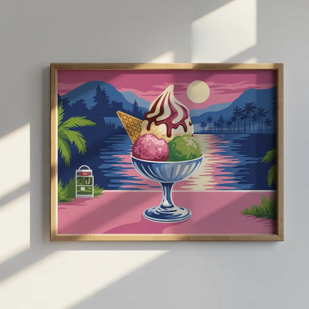 Måla efter siffror - Moonlight Gelato