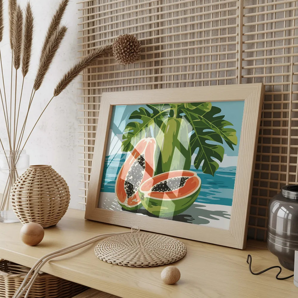 Måla efter siffror - Papaya Mirage