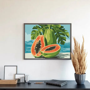Måla efter siffror - Papaya Mirage