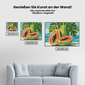 Måla efter siffror - Papaya Mirage