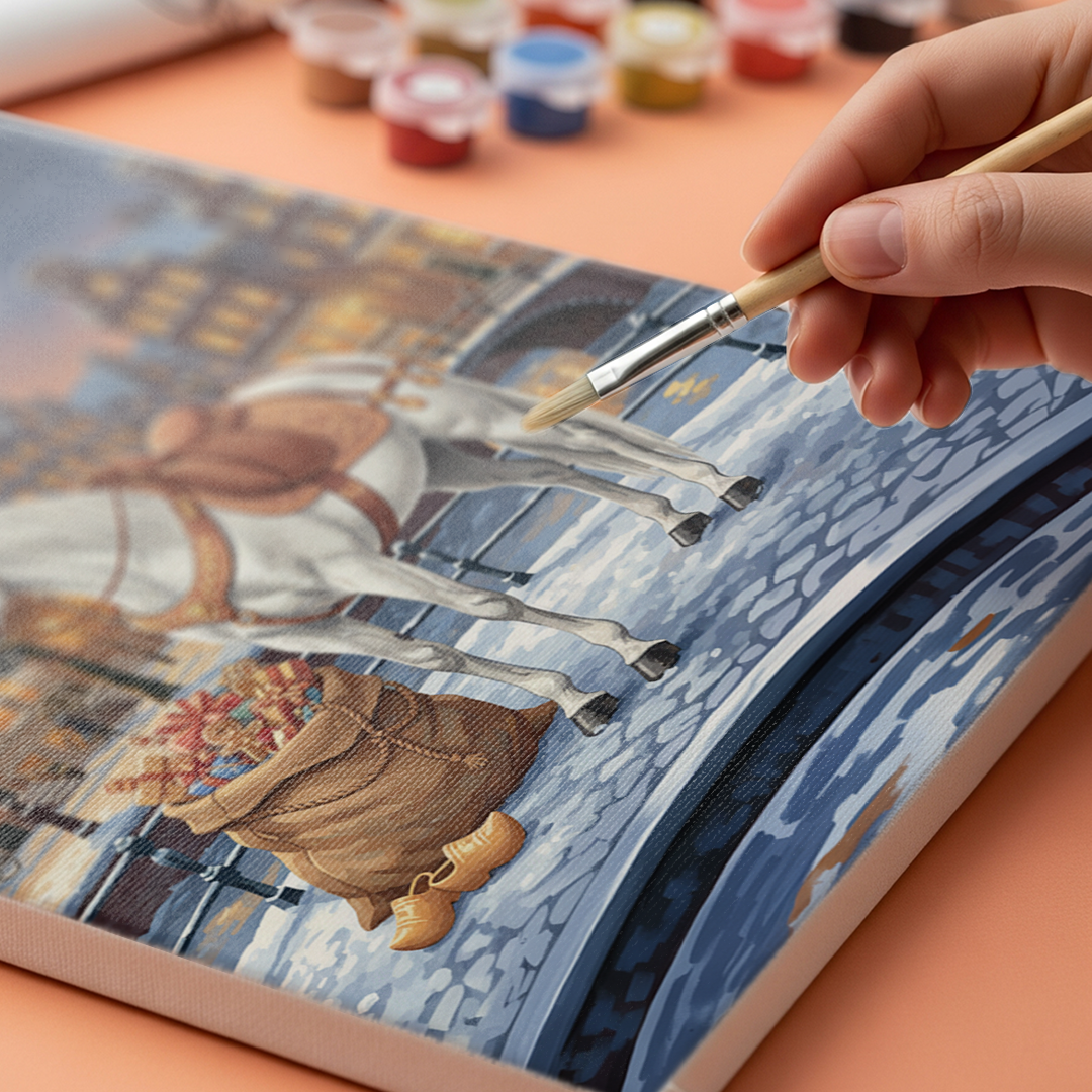 Måla efter siffror - Alfresco eftermiddag