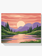 Måla efter siffror - Peachy Evenings