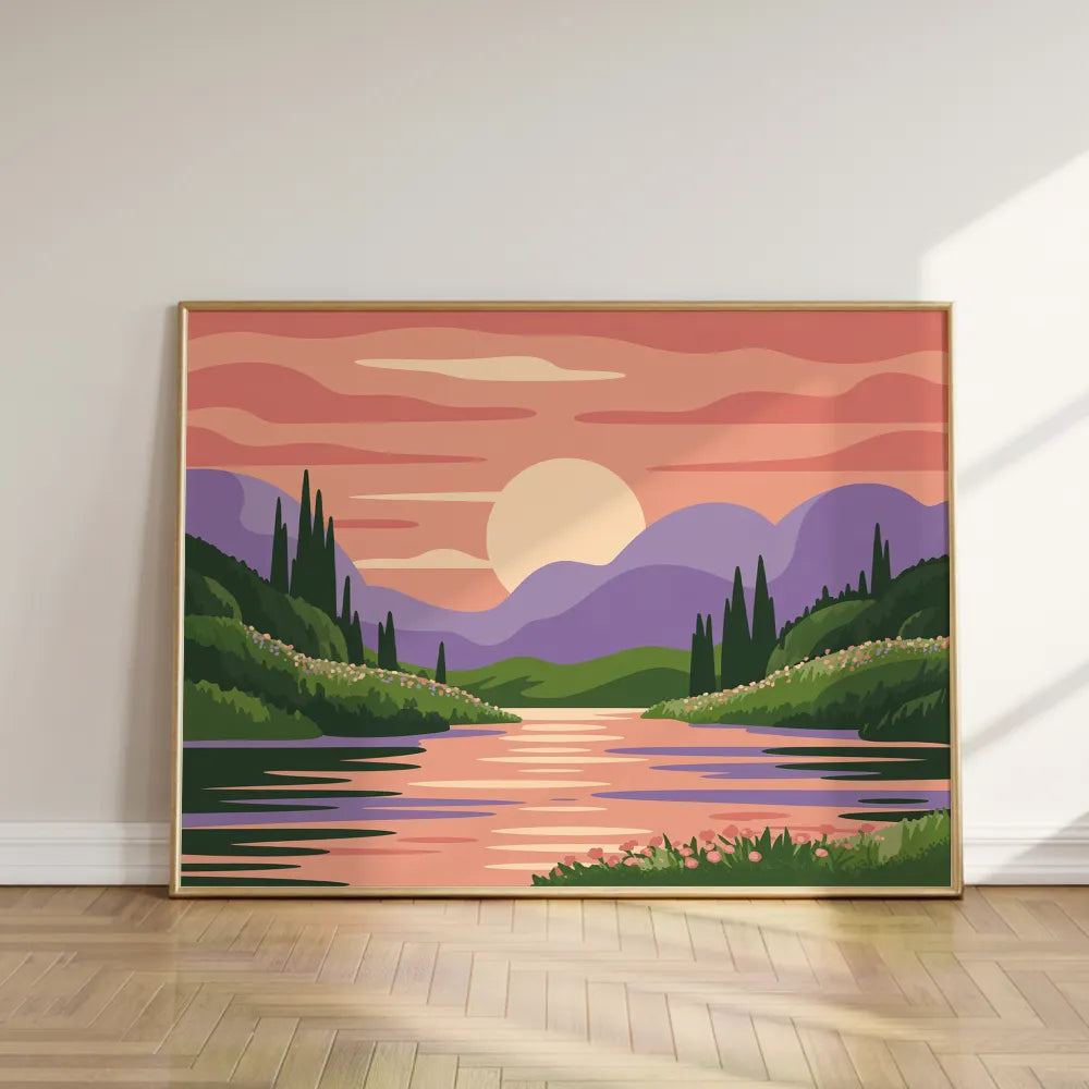 Måla efter siffror - Peachy Evenings