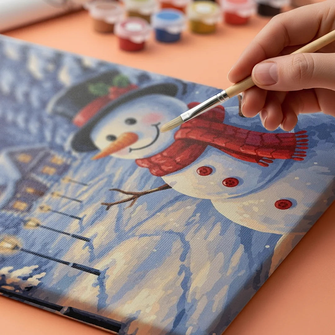 Måla efter siffror - Alfresco eftermiddag