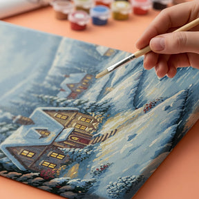 Måla efter siffror - Alfresco eftermiddag