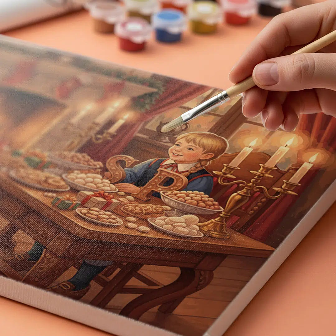 Måla efter siffror - Alfresco eftermiddag