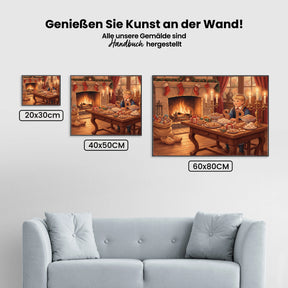 Måla efter siffror - Alfresco eftermiddag