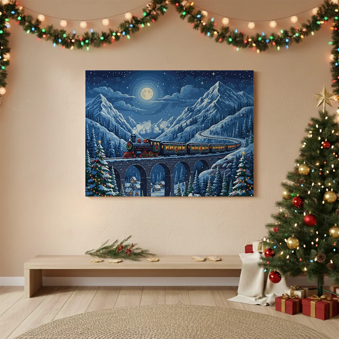 Måla efter siffror - Alfresco eftermiddag