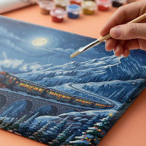 Måla efter siffror - Alfresco eftermiddag