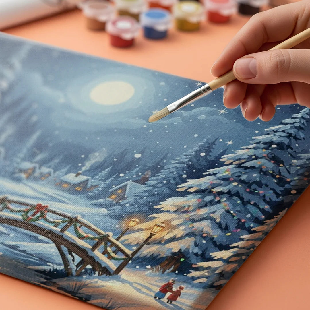 Måla efter siffror - Alfresco eftermiddag