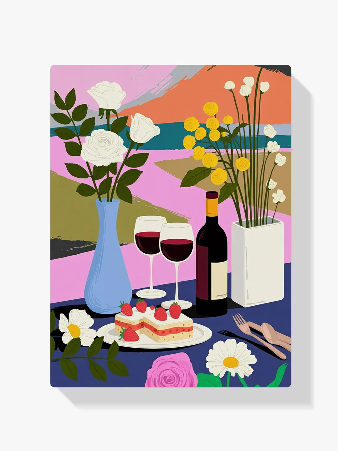 Måla efter siffror - Alfresco eftermiddag