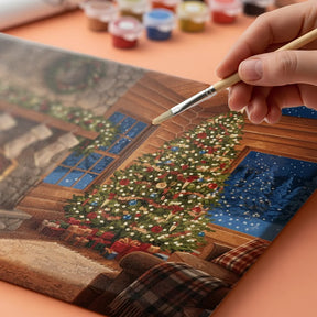 Måla efter siffror - Alfresco eftermiddag