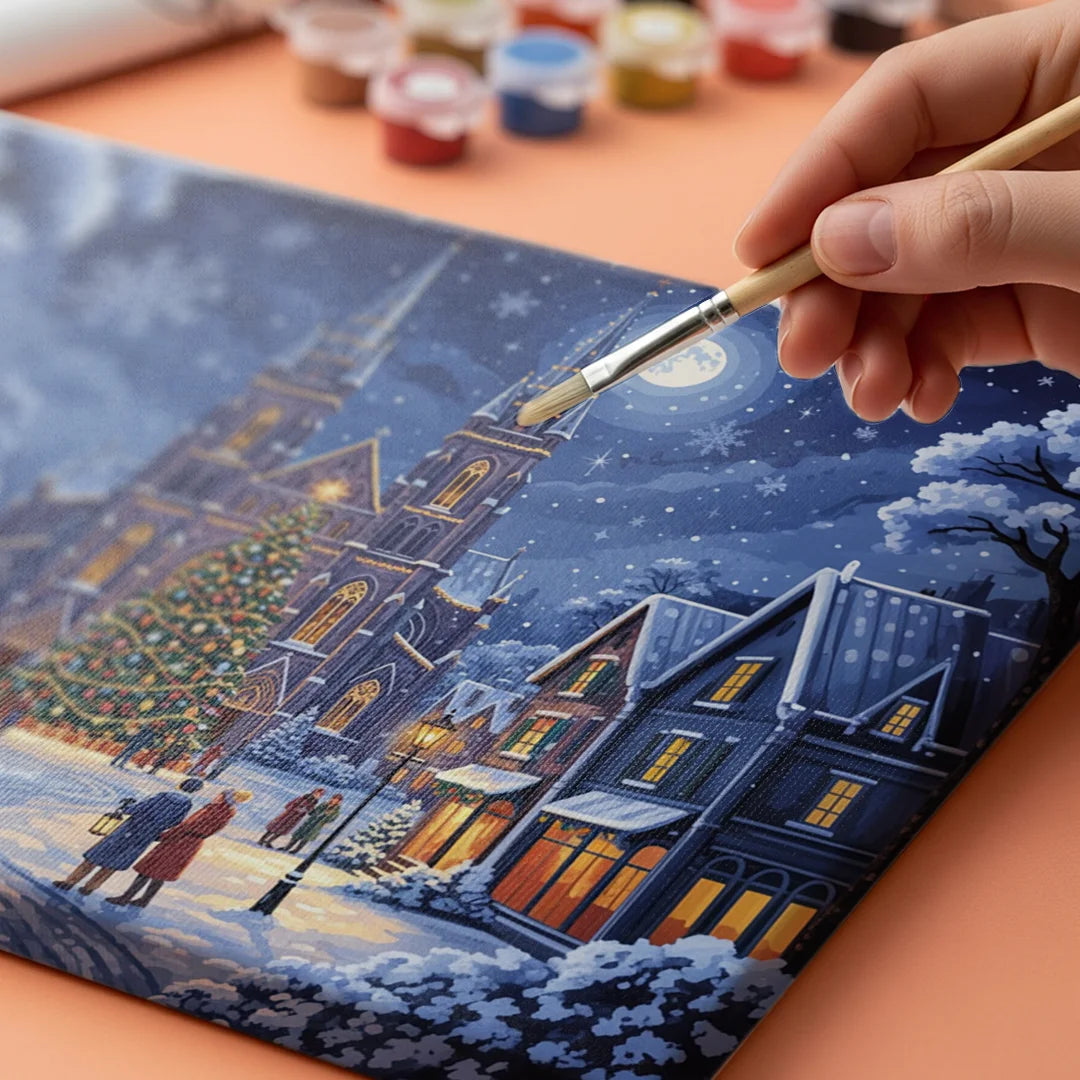 Måla efter siffror - Alfresco eftermiddag