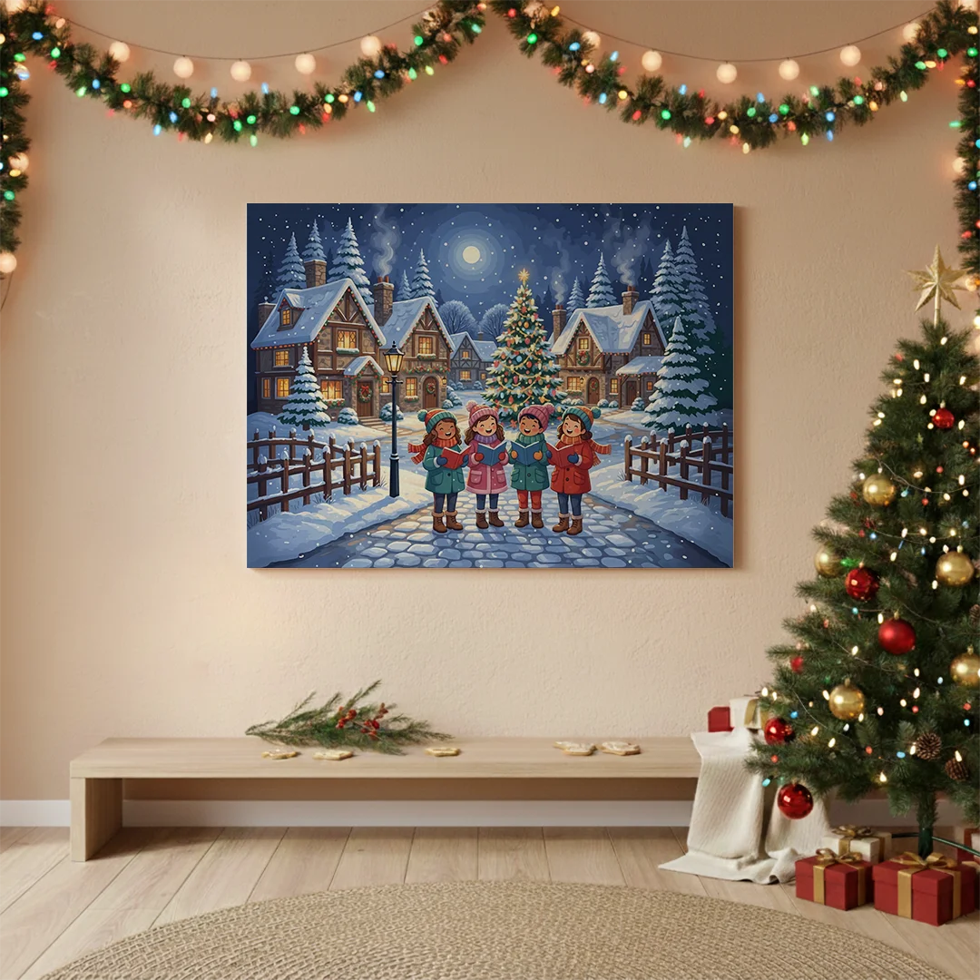 Måla efter siffror - Alfresco eftermiddag